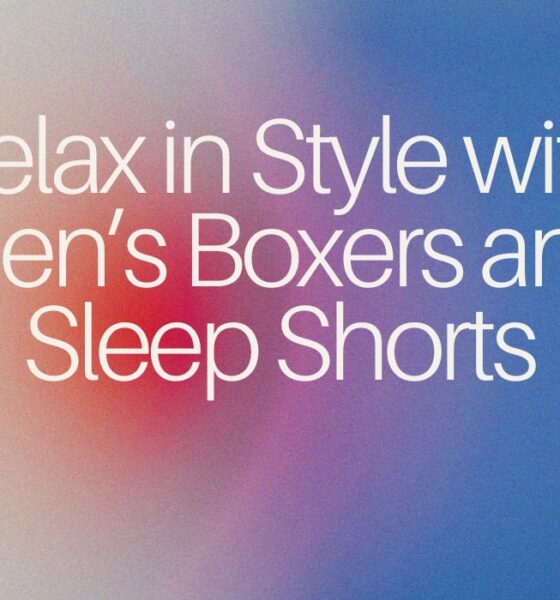 Relax in Style with Men’s Boxers and Sleep Shorts